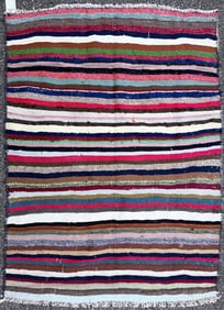 QASHQAI KILIM HAND KNOTTED RUG, NEW, 3.8 x 4.11 (112cm x 150m)