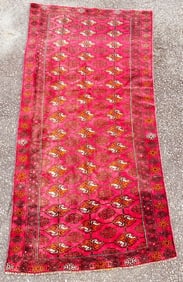 VINTAGE JALDAR HAND KNOTTED WOOL RUG – 3.4 x 6.5