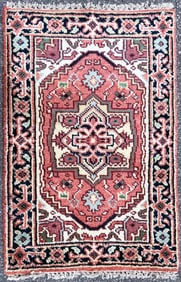 KAZAK HAND KNOTTED RUG, NEW, 2.0 x 3.0 (61cm x 91cm)