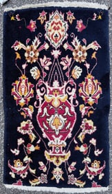 VINTAGE PERSIAN LILIHAN HAND KNOTTED RUG, 1.5 x 2.7 (43cm x 79cm)