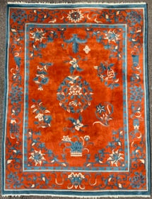 ART DECO HAND KNOTTED RUG, 8.10 x 12.0 (269cm x 366cm)