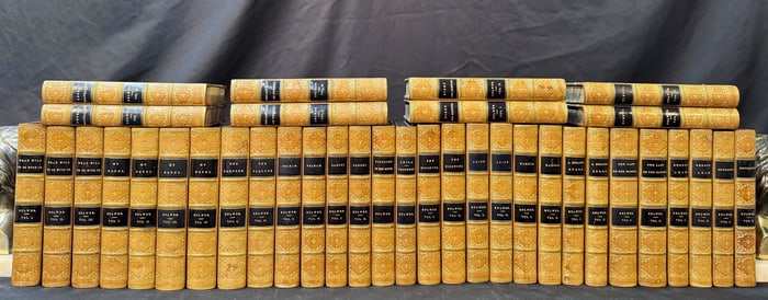 NOVELS OF SIR EDWARD BULWER LYTTON, LIBRARY EDITION, 37 VOLUMES, 1860-1865