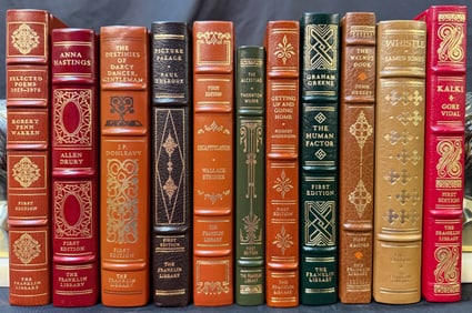 FRANKLIN LIBRARY FIRST EDITIONS, 11 VOLUMES, 1980S