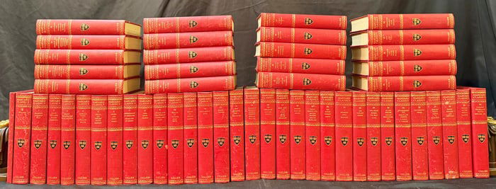 THE HARVARD CLASSICS, 52 VOLUMES, 1915