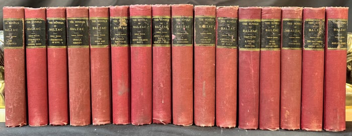 THE NOVELS OF HONORE DE BALZAC, 16 VOLUMES, 1899
