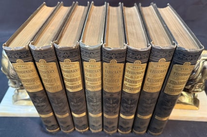 THE LIBRARY OF CHOICE LITERATURE, PROSE AND POETRY, 8 VOLUMES, 1881