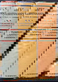 LEE’S LIEUTENANTS BY DOUGLAS SOUTHALL FREEMAN, 3 VOLUMES, 1943-1946