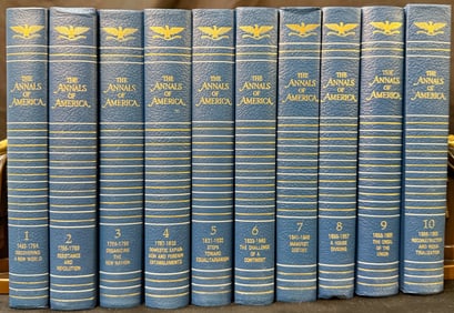 THE ANNALS OF AMERICA, 10 VOLUMES, 1968