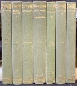 THE LOEB CLASSICAL LIBRARY BY HARVARD UNIVERSITY, HIPPOCRATES, 7 VOLUMES