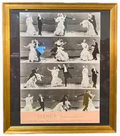 ORIGINAL ART EXHIBITION LITHOGRAPH FOR THE COSTUME INSTITUTE AT THE METROPOLITAN MUSEUM OF ART, 33IN