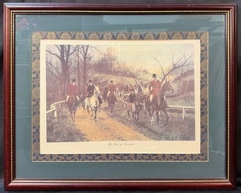 GEORGE WRIGHT (1860-1942) ETCHING TITLED THE FIRST OF NOVEMBER, 24.5IN x 30.5IN (62cm x 77cm)