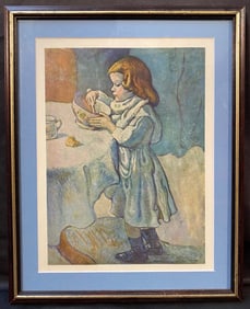 AFTER PABLO PICASSO (1881-1973) LITHOGRAPH TITLED LE GOURMET, 12IN x 15IN (30cm x 38cm)