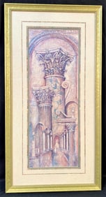 ARNOLD IGER (1949) LITHOGRAPH TITLED HIDDEN PASSAGE AND COURTYARD ENTRANCE – 20IN x 40IN