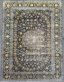 ANTIQUE PERSIAN NAIN HAND KNOTTED RUG, 9.8 x 13.0 (295cm x 396cm)