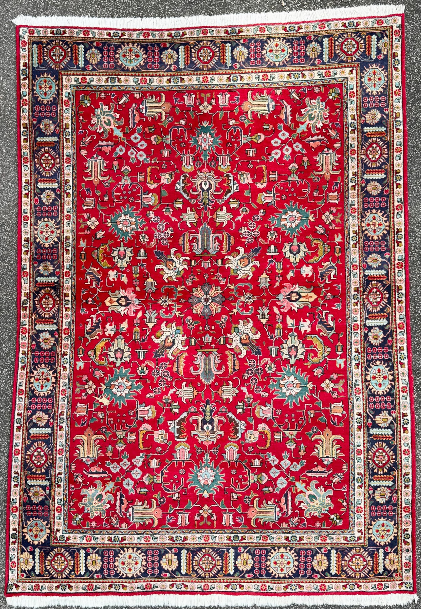 PERSIAN HAMADAN HAND KNOTTED RUG, 7.3 x 10.7 (221cm x 323cm) (1 of 5)