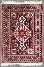 AFGHANI BALOUCH HAND KNOTTED RUG, 4.3.x 6.3 (132cm x 191cm)