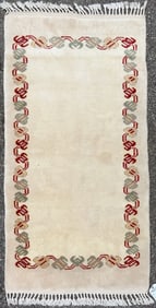 MODERN CAUCASIAN HAND KNOTTED RUG, NEW, 2.6 x 4.10 (76cm x 147cm)