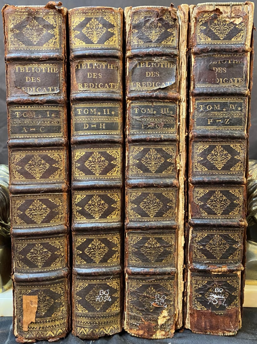 LA BIBLIOTHEQUE DES PREDICATEURS, QUI CONTIENT LES PRINCIPAUX SUJETS DE LA MORALE CHRETIENNE, 4 (1 of 8)