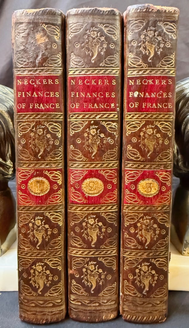 A TREATISE ON THE ADMINISTRATION OF THE FINANCES OF FRANCE, 3 VOLUMES, 1785 (1 of 7)