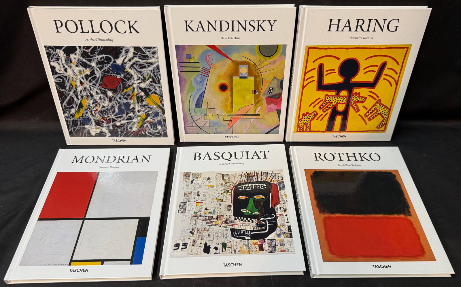 TASCHEN ART MONOGRAPH SET, 6 VOLUMES, NEW: Cologne, Germany. Published by Taschen GmbH. All volumes are brand new. All volumes are bound in shiny white hard covers. These volumes belong to TASCHEN’s Basic Art Series, one of the most widely p