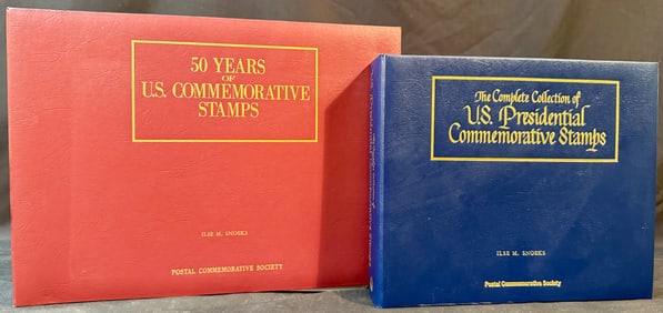 TWO COLLECTIONS OF U.S. POSTAL SERVICE COMMEMORATIVE STAMPS
