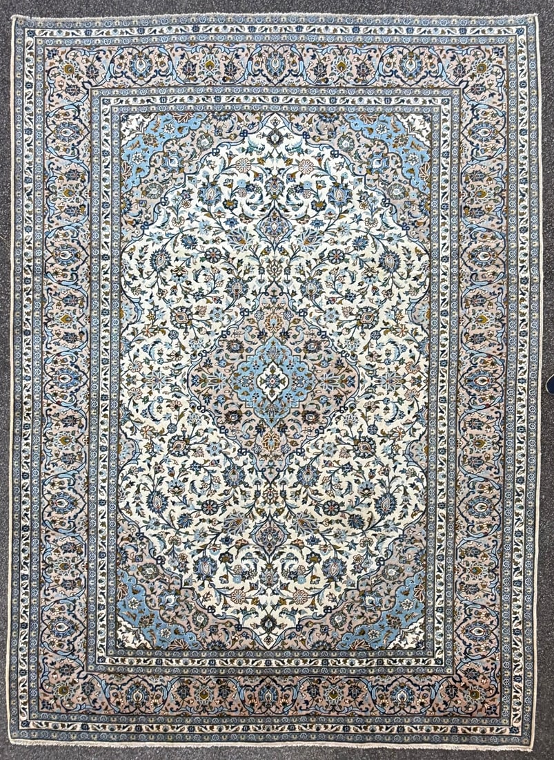 VINTAGE PERSIAN NAIN HAND KNOTTED RUG, 9.9 x 13.2 (297cm x 401cm) (1 of 5)