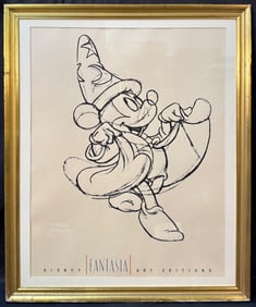 THE SORCERER’S APPRENTICE LITHOGRAPH BY DISNEY ART EDITIONS, 28.5IN x 34.5IN (72cm x 87cm)