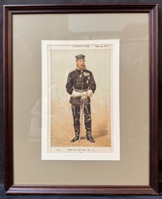 ORIGINAL VANITY FAIR CARICATURE OF THE CROWN PRINCE OF PRUSSIA BY JAMES JACQUES JOSEPH TISSOT