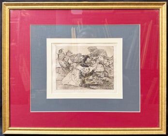 FRANCISCO JOSE DE GOYA Y LUCIENTES (1746-1828), ETCHING AND AQUATINT TITLED FARANDULA DE