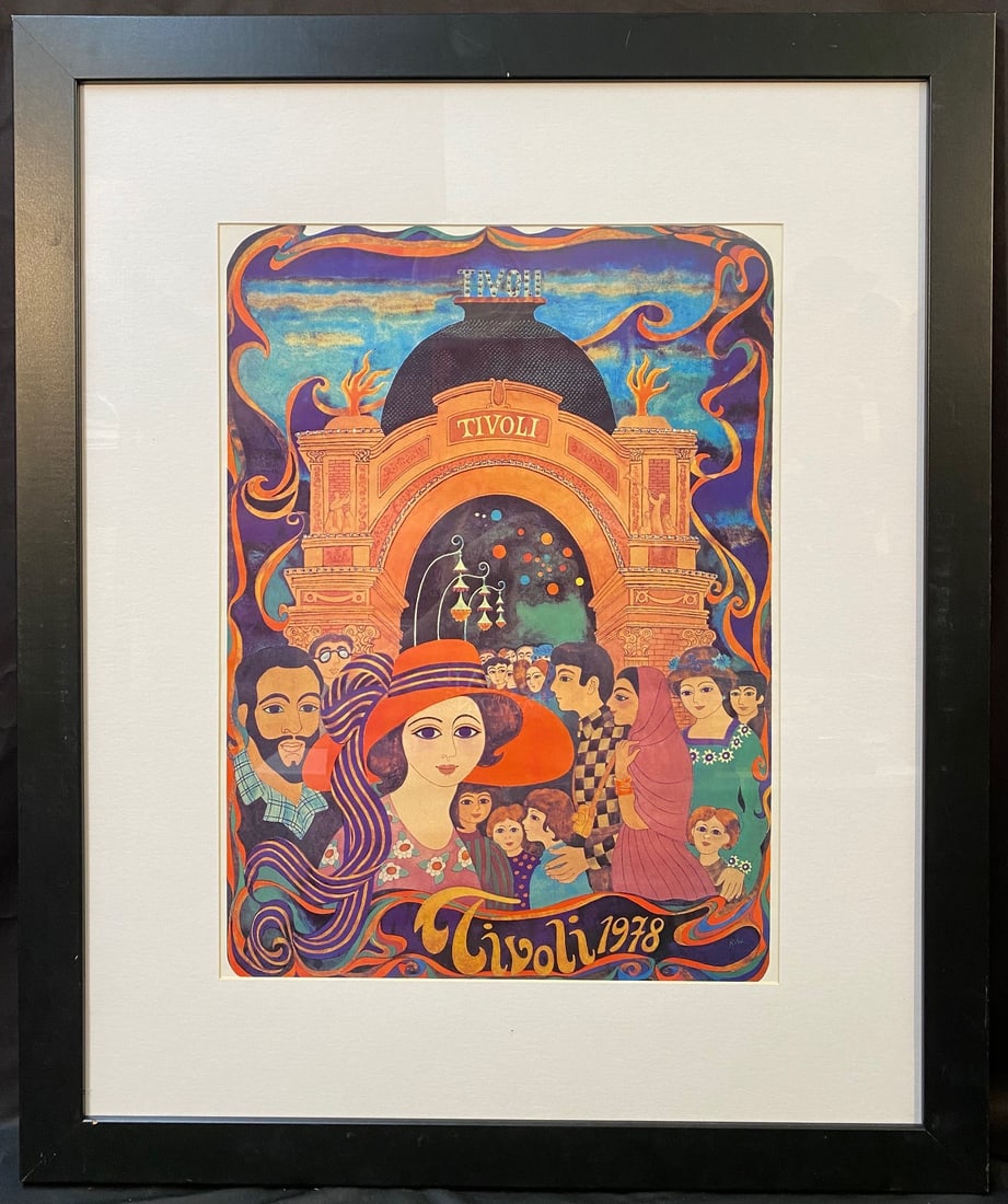 KAMMA SVENSSON (1908-1988) POSTER TITLED TIVOLI 1978, 29.5IN x 35.5IN (75cm x 90cm) (1 of 5)