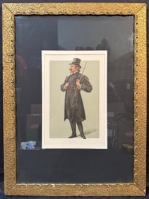 VANITY FAIR CHROMOLITHOGRAPH BY JEAN BAPTISTE GUTH (1855-1922) TITLED CYRANO, 23IN x 31IN (58cm x