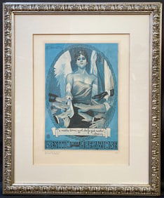 ACHILLE LUCIEN MAUZAN (1883-1952) LIMITED EDITION MUSEUM PRINT, 18.5IN x 23IN (47cm x 58.5cm)