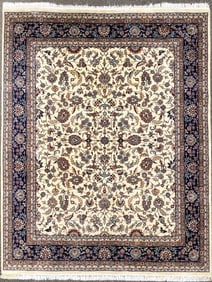 KASHAN HAND KNOTTED RUG, 8.0 x 10.5 (244cm x 318cm)
