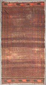 ANTIQUE PERSIAN BALOUCH HAND KNOTTED RUG, 6.8 x 12.4 (203cm x 376cm)