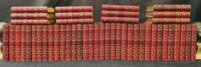 THE WAVERLY NOVELS OF SIR WALTER SCOTT, 46 VOLUMES, 1829-1833