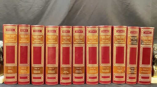 PRATIOUE MEDICO-CHIRURGICALE, 10 VOLUMES - 1953