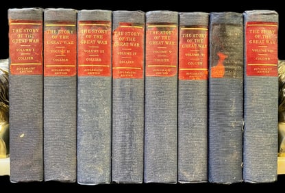 THE STORY OF THE GREAT WAR, DIPLOMATIC EDITION, 8 VOLUMES