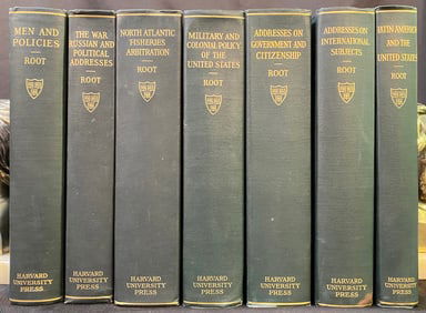 ADDRESSES BY ELIHU ROOT, 7 VOLUMES, 1924