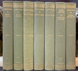 THE LOEB CLASSICAL LIBRARY BY HARVARD UNIVERSITY, ATHENAEUS, 7 VOLUMES