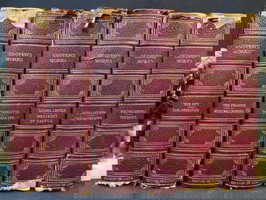 COOPERS WORKS, 6 VOLUMES, EARLY 1900S