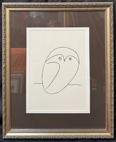 AFTER PABLO PICASSO (1881-1973) LITHOGRAPH TITLED LE HIBOU (THE OWL), 18IN x 22IN (46cm x 56cm)