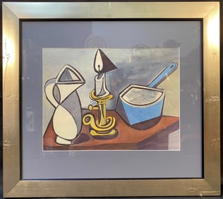 AFTER PABLO PICASSO (1881-1973) LITHOGRAPH TITLED LA CASSEROLE EMAILLEE, 21.5IN x 24IN (55cm x 61cm)