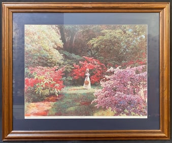 JOHN MCLEAN (1944) LIMITED EDITION, HAND SIGNED GICLEE ON PAPER TITLED SOLITUDE, 27.5IN x 35.5IN