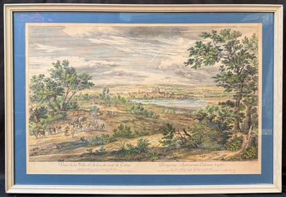 MICHEL BAUDOIN (1691-1768) ETCHING AND AQUATINT AFTER ADAM FRANS VAN DER MEULEN (1632-1690) TITLED