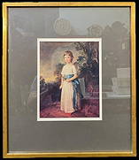 THOMAS GAINSBOROUGH (1727-1788) LITHOGRAPH TITLED MASTER JOHN HEATHCOTE, 20IN x 23IN (51cm x 58cm): Thomas Gainsborough (1727-1788) lithograph titled Master John Heathcote, after the original which was painted in 1771-1772 and currently hangs in the National Gallery of Art in Washington DC. This