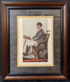 ORIGINAL VANITY FAIR CARICATURE OF THE EARL OF SHREWSBURY WITH COA, 1903, 20.5IN x 24.5IN (52cm x