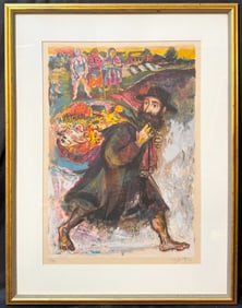 ORIGINAL WALTER SPITZER (1927-2021) HAND SIGNED, LIMITED-EDITION LITHOGRAPH TITLED THE WANDERING