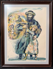 ORIGINAL WALTER SPITZER (1927-2021) HAND SIGNED, LIMITED-EDITION LITHOGRAPH, 27.5IN x 33.5IN (70cm