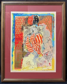 SHRAGA WEIL (1918-2009) HAND SIGNED, LIMITED-EDITION LITHOGRAPH, 24.5IN x 30.5IN (62cm x 77cm)