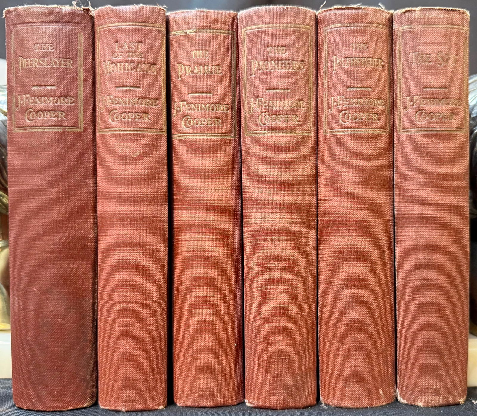 JAMES FENIMORE COOPER THE LEATHERSTOCKING TALES, UNCAS EDITION, COMPLETE 6 VOLUMES SET (1 of 3)